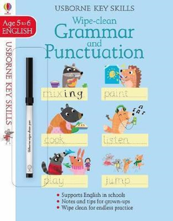 [object Object] «Wipe-Clean Grammar and Punctuation. Age 5-6», автор Джессіка Грінвелл - фото №1