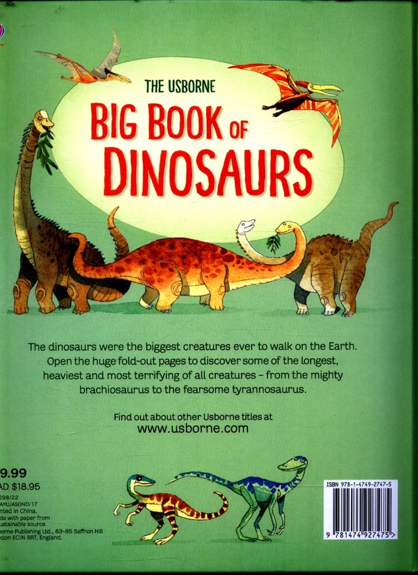[object Object] «Big Book of Dinosaurs», автор Алекс Фрис - фото №2 - миниатюра