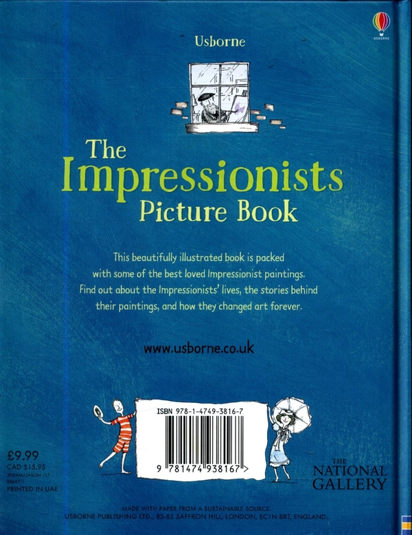 Паперова книга «Impressionists Picture Book», автор Сара Курто - фото №1