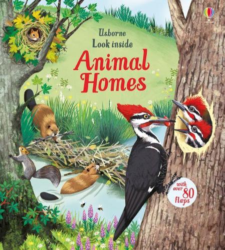 Паперова книга «Look Inside Animal Homes», автор Эмілі Боун - фото №1