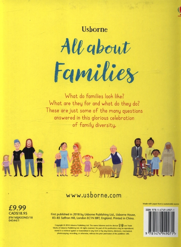 Бумажная книга «All About Families», автор Фелисити Брукс - фото №1