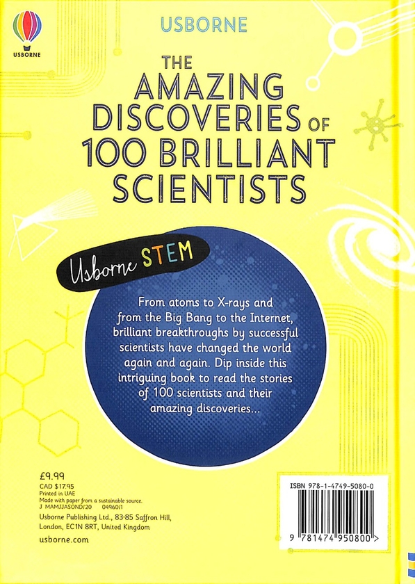 [object Object] «The Amazing Discoveries of 100 Brilliant Scientists», авторов Эбигейл Уитли, Лан Кук, Роб Ллойд Джонс - фото №2 - миниатюра