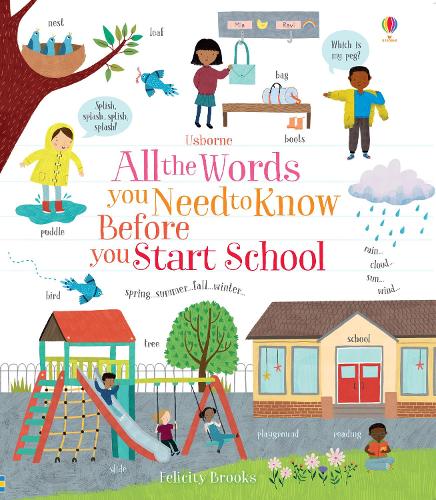 Бумажная книга «All the Words You Need to Know Before You Start School», автор Фелисити Брукс - фото №1