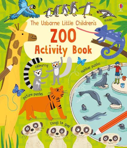 [object Object] «Little Children's Zoo Activity Book», автор Ребекка Гилпин - фото №1