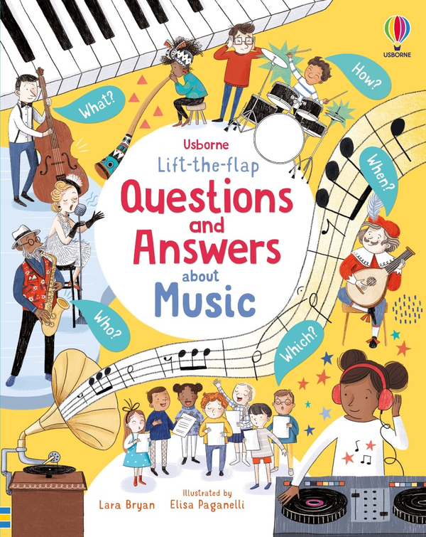 [object Object] «Lift-the-Flap Questions and Answers About Music», автор Лара Браян - фото №1