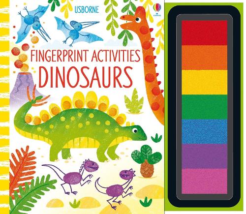 [object Object] «Fingerprint Activities Dinosaurs», автор Фиона Уотт - фото №1