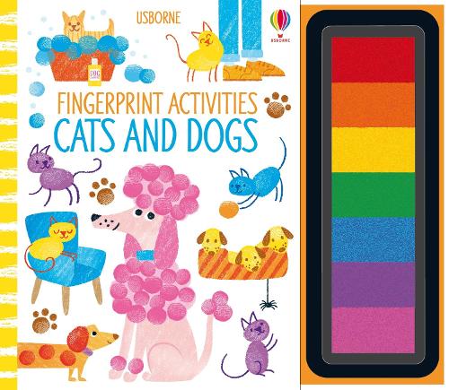 Паперова книга «Fingerprint Activities Cats and Dogs», автор Фіона Вотт - фото №1