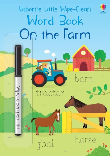 [object Object] «Little Wipe-Clean Word Book On the Farm», автор Фелисити Брукс - фото №1