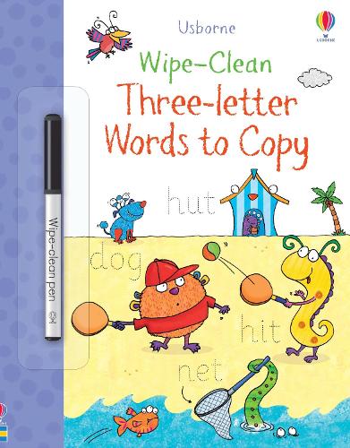 [object Object] «Wipe-Clean Three-Letter Words to Copy», автор Джейн Бингхэм - фото №1
