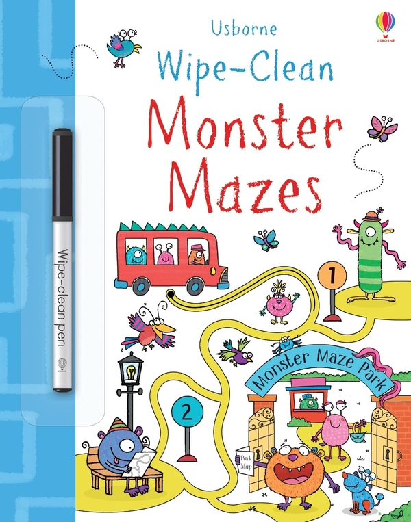 [object Object] «Wipe-Clean Monster Mazes», автор Джейн Бингхэм - фото №1