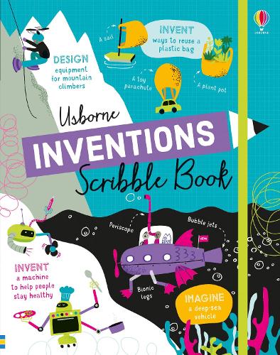 [object Object] «Inventions Scribble Book», автор Usborne - фото №1