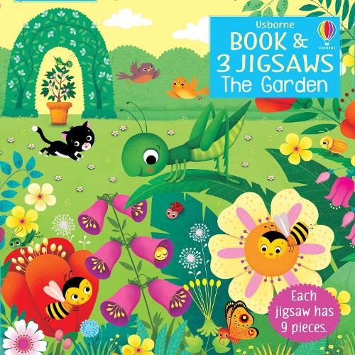 [object Object] «Usborne Book and 3 Jigsaws: The Garden», автор Сэм Тэплин - фото №1