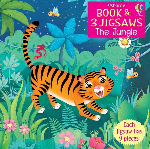 [object Object] «Usborne Book and 3 Jigsaws: The Jungle», автор Сэм Тэплин - фото №1