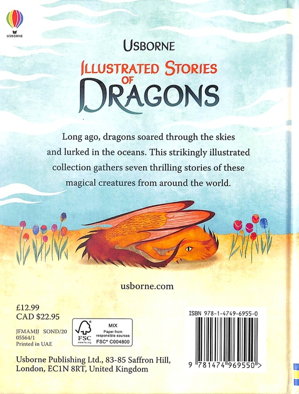 Паперова книга «Illustrated Stories of Dragons» - фото №1