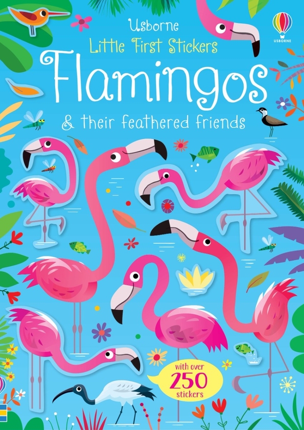 [object Object] «Little First Stickers Flamingos», автор Кирстин Робсон - фото №1