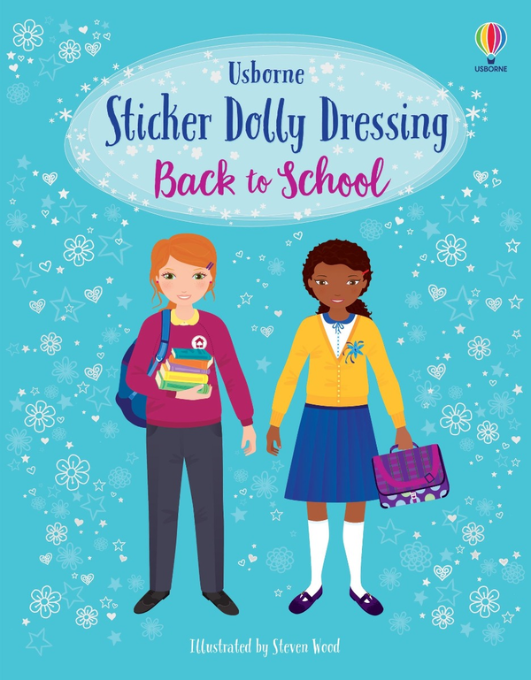 Бумажная книга «Sticker Dolly Dressing Back to School», автор Фиона Уотт - фото №1