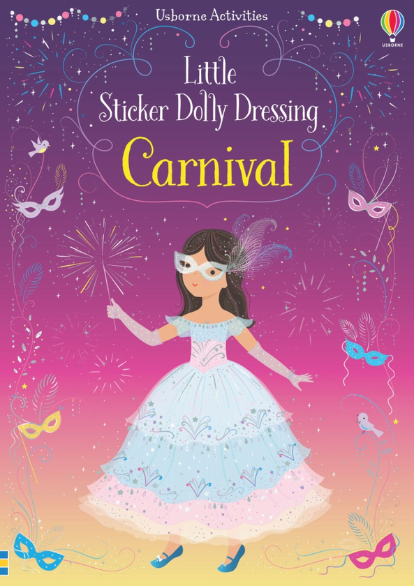 Бумажная книга «Little Sticker Dolly Dressing Carnival», автор Фиона Уотт - фото №1