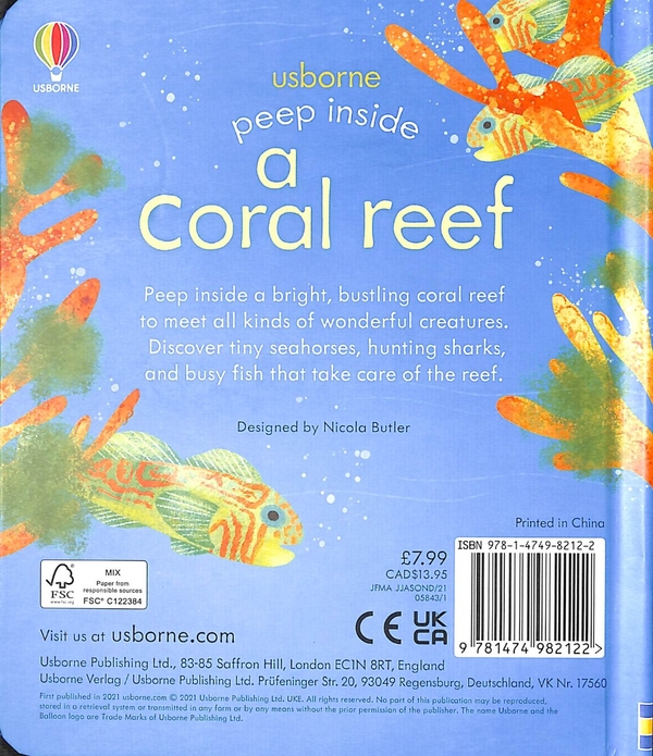 [object Object] «Peep inside a Coral Reef», автор Анна Милборн - фото №2 - миниатюра