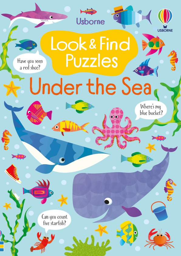 [object Object] «Look and Find Puzzles Under the Sea», автор Кирстин Робсон - фото №1