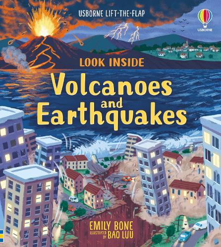 Паперова книга «Look Inside Volcanoes and Earthquakes», автор Эмілі Боун - фото №1
