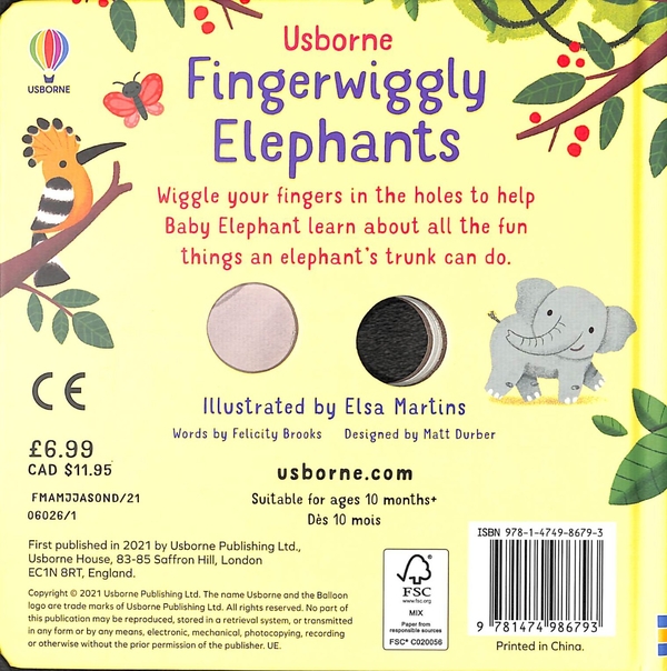 [object Object] «Fingerwiggly Elephants», автор Фелисити Брукс - фото №2 - миниатюра