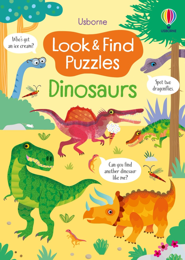 [object Object] «Look and Find Puzzles Dinosaurs», автор Кирстин Робсон - фото №1