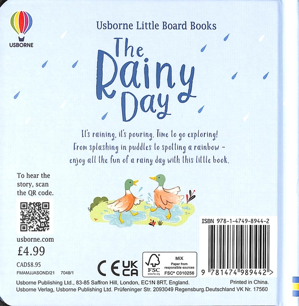 Бумажная книга «The Rainy Day», автор Анна Милборн - фото №1