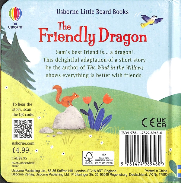 Паперова книга «The Friendly Dragon», автор Леслі Сімс - фото №1