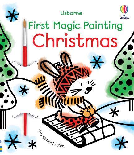 Бумажная книга «First Magic Painting Christmas: A Christmas Activity Book for Children», автор Мэтью Олдэм - фото №1