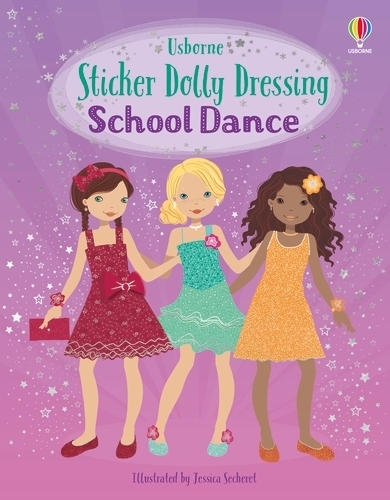 Бумажная книга «Sticker Dolly Dressing School Dance», автор Фиона Уотт - фото №1