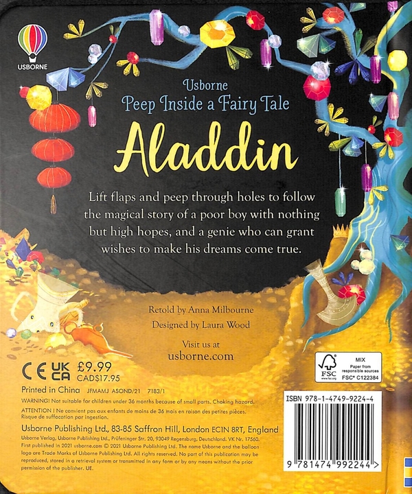 [object Object] «Peep Inside a Fairy Tale Aladdin», автор Анна Милборн - фото №2 - миниатюра