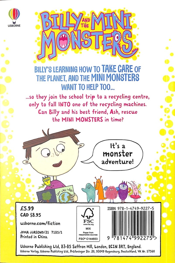 Бумажная книга «Monsters Go Green. Book 11», автор Сузанна Девидсон - фото №1