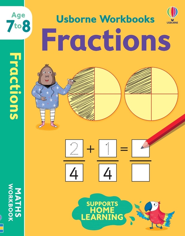 [object Object] «Usborne Workbooks Fractions 7-8», автор Бэти Холли - фото №1