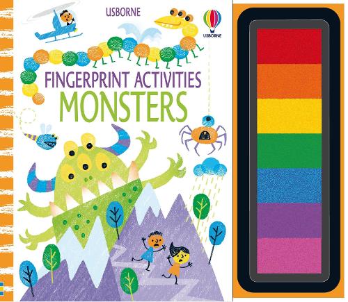 Паперова книга «Fingerprint Activities Monsters», автор Фіона Вотт - фото №1