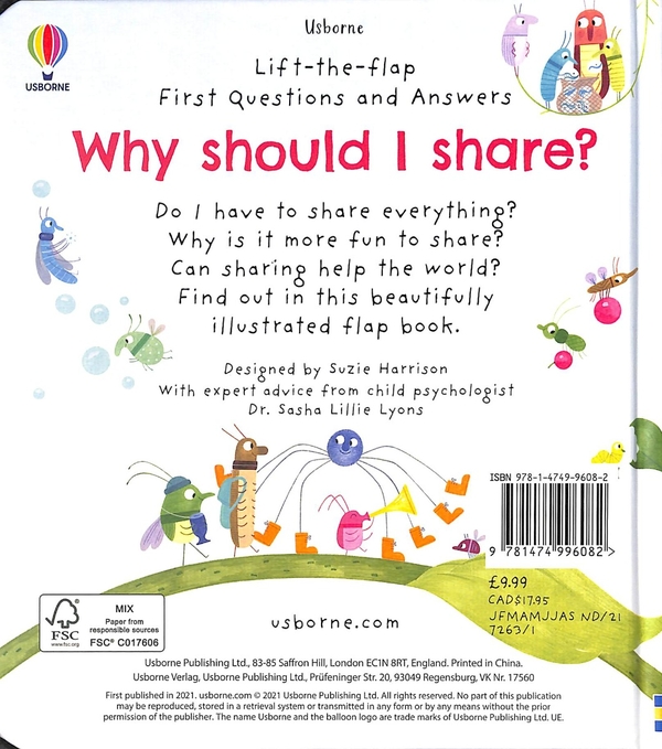 [object Object] «Lift-the-Flap First Questions and Answers. Why should I share?», автор Кэйти Дэйнс - фото №2 - миниатюра