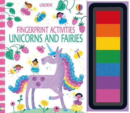 Паперова книга «Fingerprint Activities Unicorns and Fairies», автор Фіона Вотт - фото №1