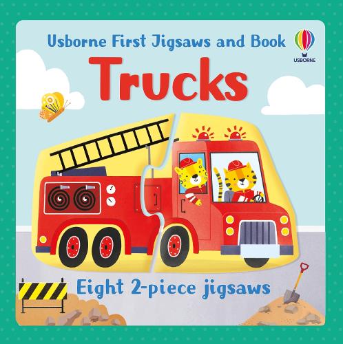 [object Object] «Usborne First Jigsaws and Book: Trucks», автор Эбигейл Уитли - фото №1