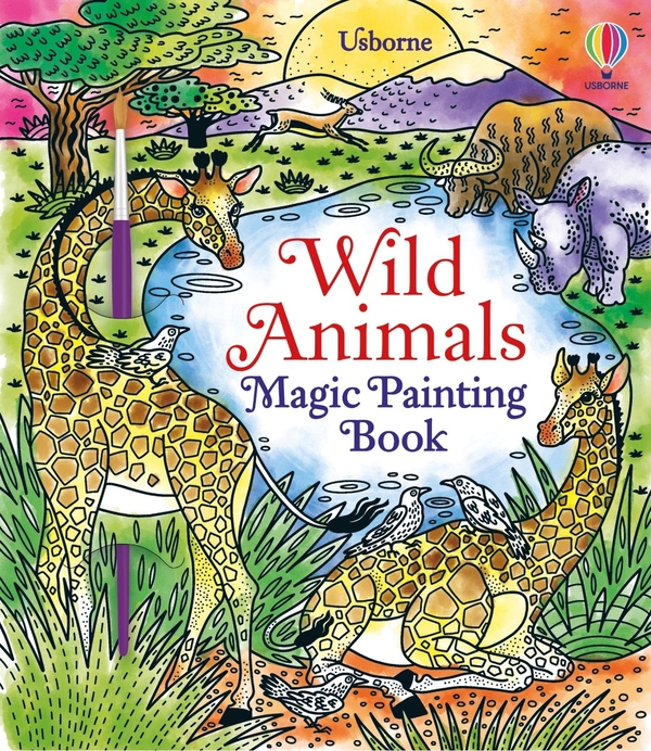 Паперова книга «Wild Animals Magic Painting Book», автор Ебіґейл Вітлі - фото №1