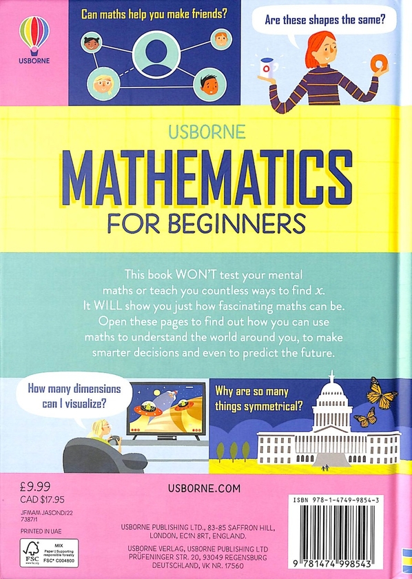 [object Object] «Mathematics for Beginners», авторів Сара Галл, Том Мамбрей - фото №2 - мініатюра