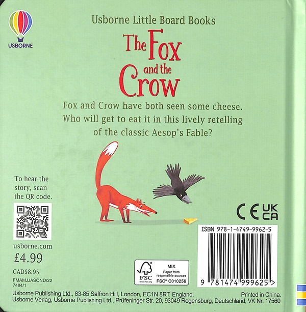 Паперова книга «The Fox and the Crow», автор Леслі Сімс - фото №1