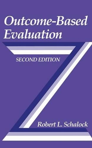 Паперова книга «Outcome-Based Evaluation», автор Роберт Л. Шалок - фото №1