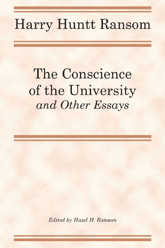 Паперова книга «The Conscience of the University, and Other Essays», автор Гаррі Хант Ренсом - фото №1