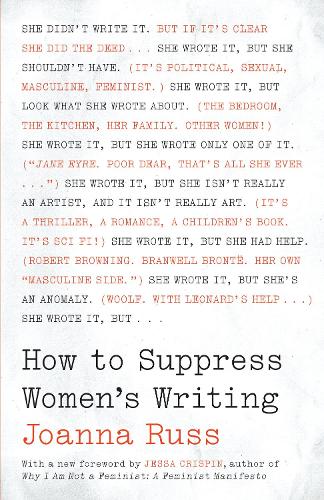 Бумажная книга «How to Suppress Women's Writing», автор Джоанна Расс - фото №1