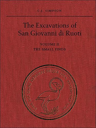 Бумажная книга «The Excavations of San Giovanni di Ruoti: Volume II: The Small Finds», автор К. Дж. Симпсон - фото №1