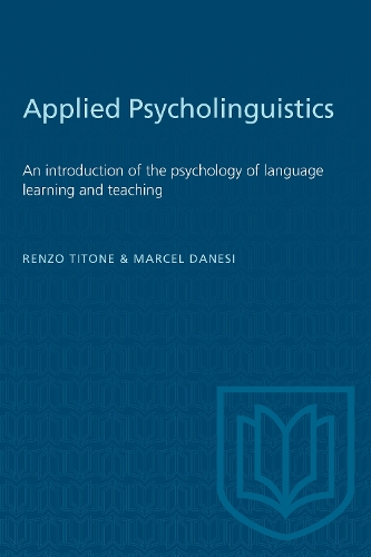 Бумажная книга «Applied Psycholinguistics: An Introduction of the Psychology of Language Learning and Teaching», автор Марсель Данези - фото №1