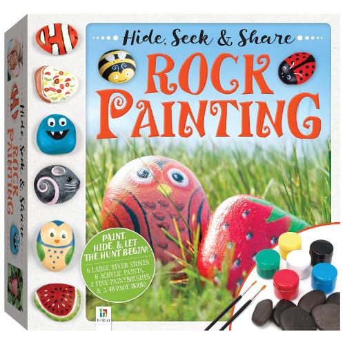 Паперова книга «Hide and Seek Rock Painting Kit», автор Хінклер Пті Лтд - фото №1