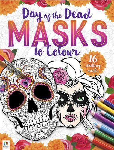 Бумажная книга «Day of the Dead Masks to Colour», автор Хинклер Пти Лтд - фото №1