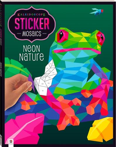 Бумажная книга «Kaleidoscope Sticker Mosaics: Neon Nature», автор Хинклер Пти Лтд - фото №1