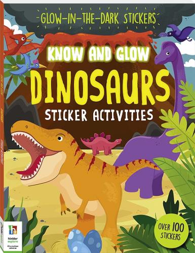 Бумажная книга «Know and Glow: Dinosaurs», автор Хинклер Пти Лтд - фото №1