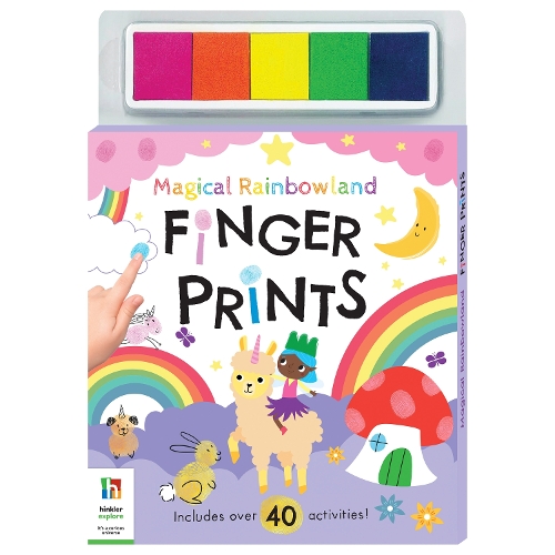 Паперова книга «Magical Rainbowland Finger Prints», автор Хінклер Пті Лтд - фото №1